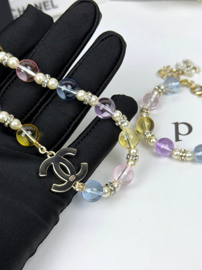 [Resenly Jewelry]26C New Spring Collection Colorful Transparent Resin Necklace