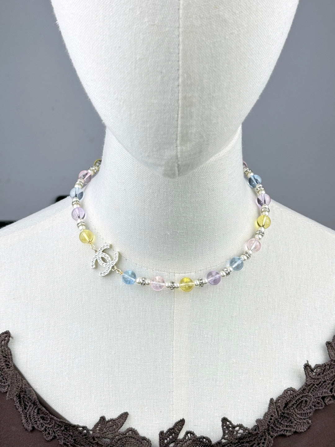 [Resenly Jewelry]26C New Spring Collection Colorful Transparent Resin Necklace