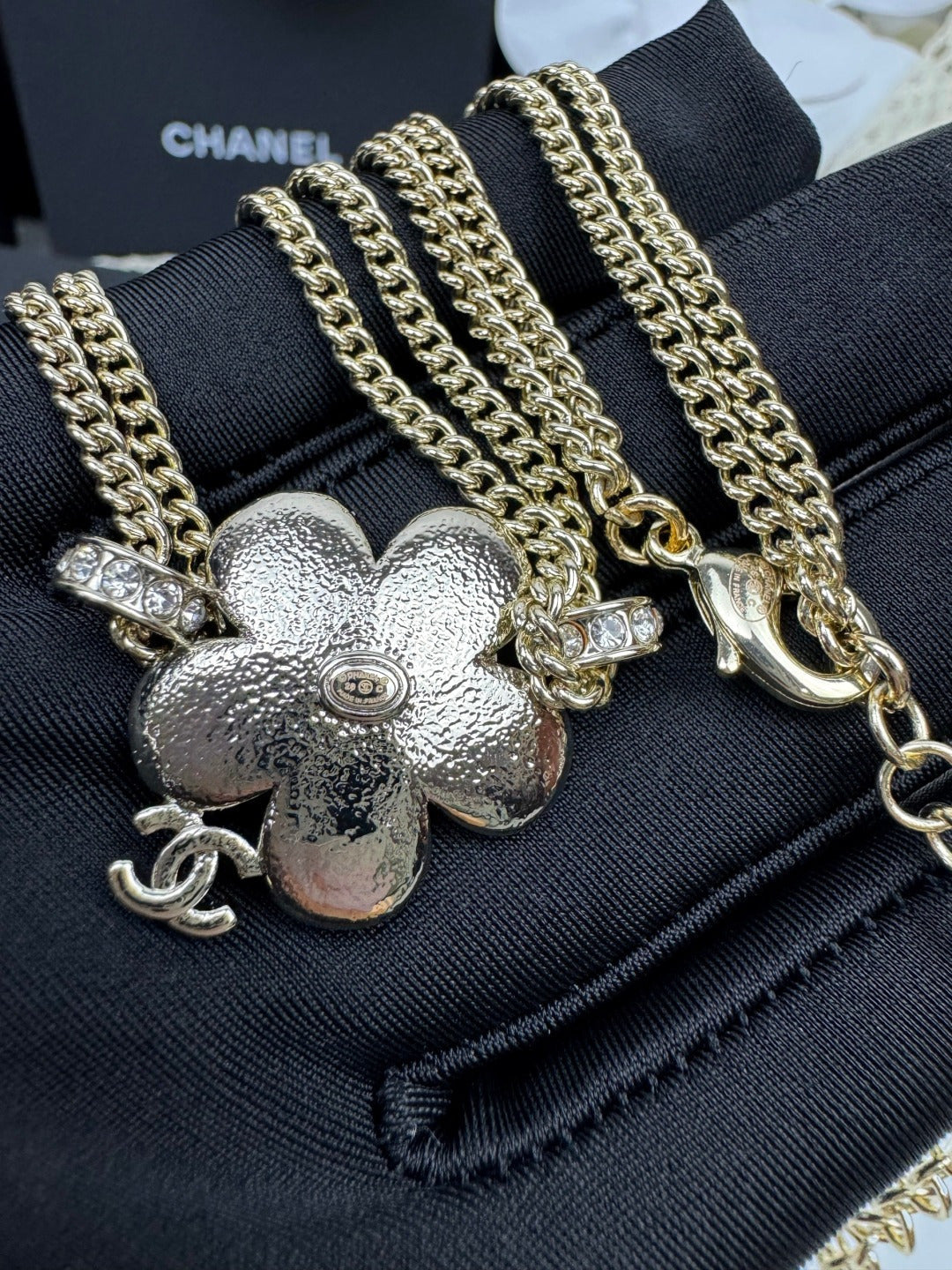 [Resenly Jewelry]New Blue Floral Double-Layer Necklace