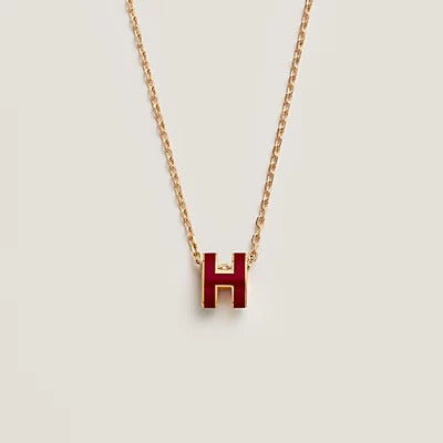 [Resenly Jewelry] HM クリック エナメル ゴールドネックレス