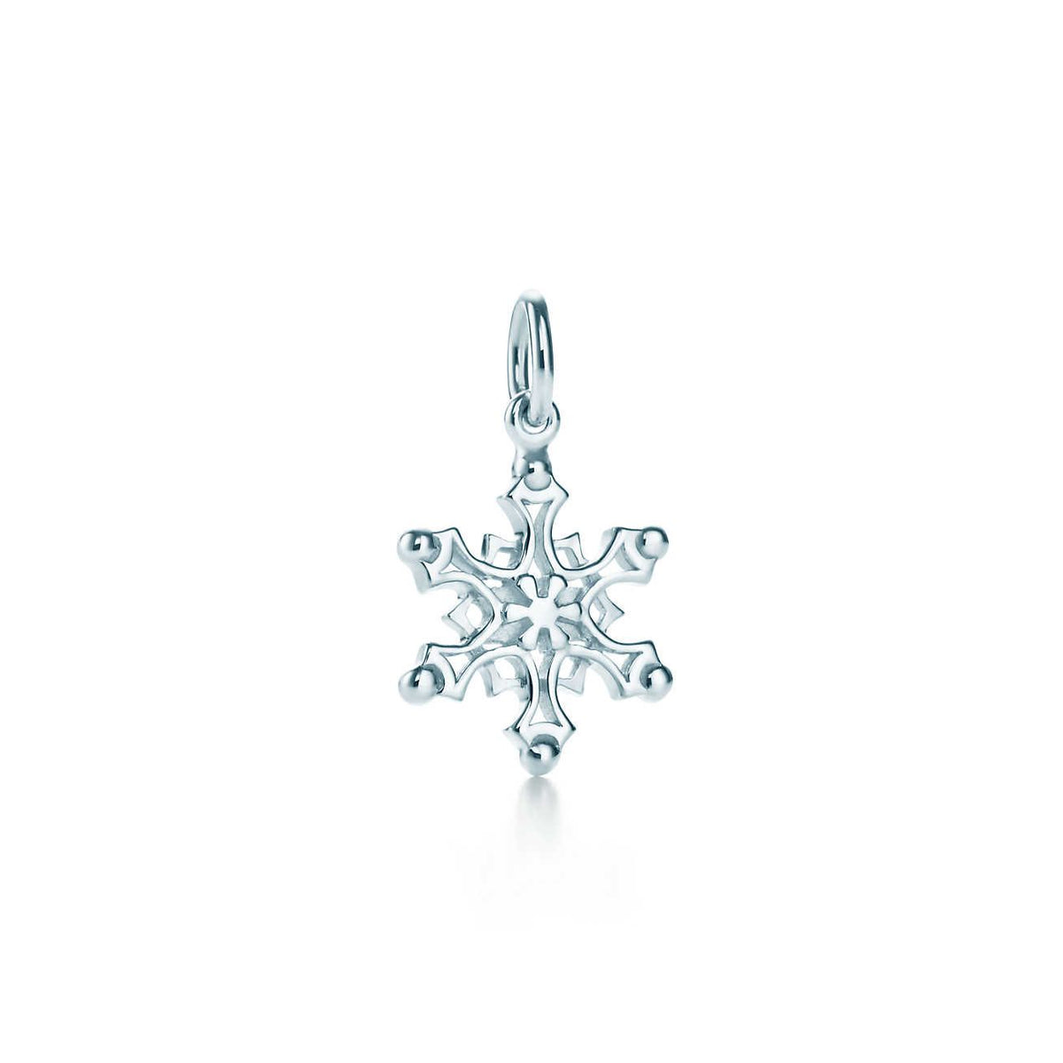 [Resenly Jewelry]STERLING SILVER SNOWFLAKE PENDANT NECKLACE