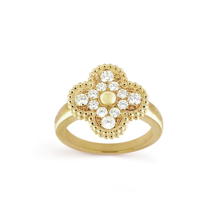 [Resenly Jewelry]CLOVER DIAMOND RING