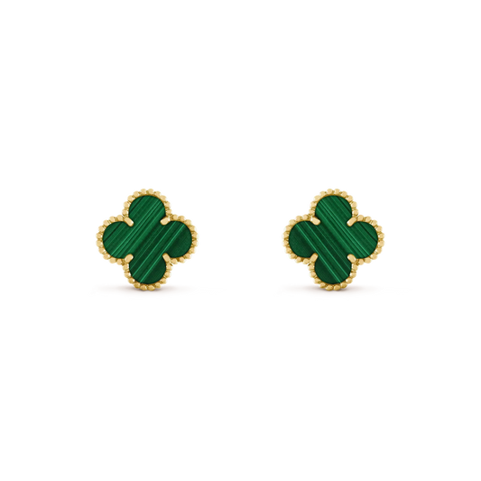 {
  "Resenly Jewelry": "Resenly Jewelry",
  "CLOVER MEDIUM 1 MOTIFS MALACHITE  EARRINGS": "クローバー ミディアム 1モチーフ マラカイト ピアス"
}