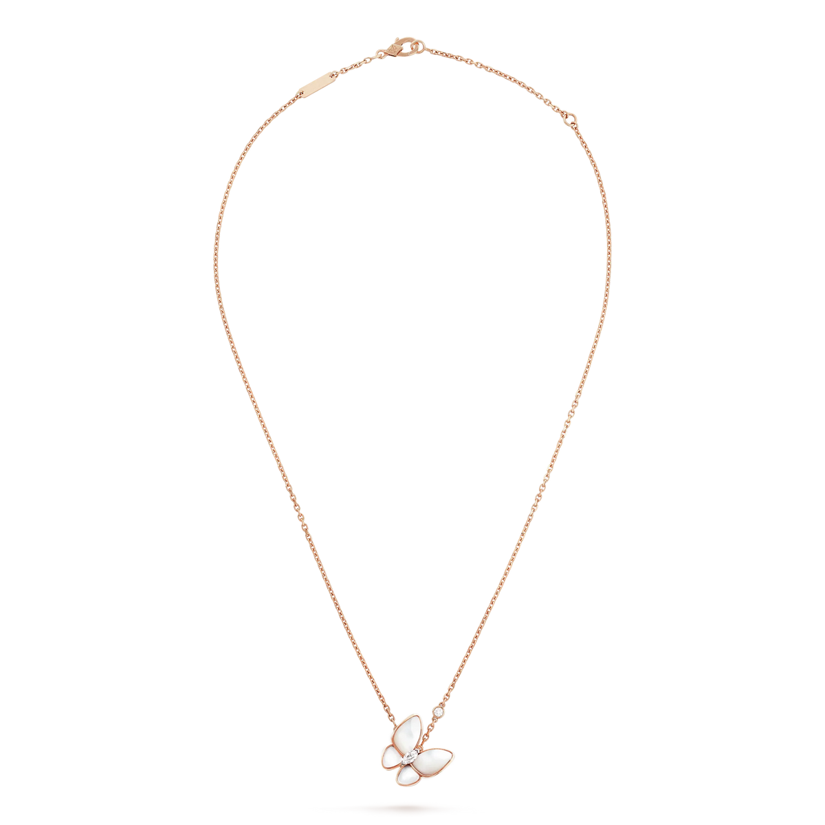 [Resenly Jewelry]BUTTERFLY MOP DIAMOND NECKLACE