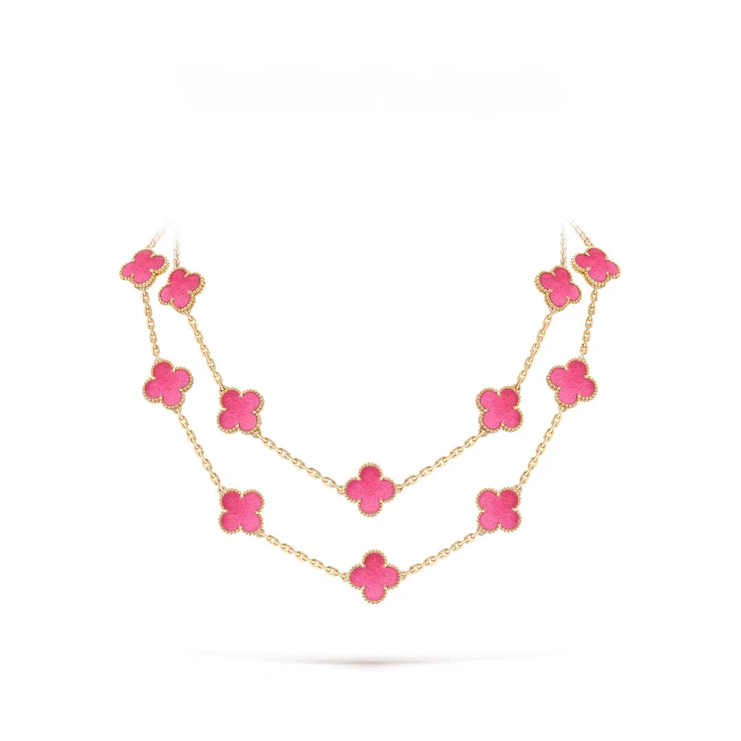 [Resenly Jewelry] 26 NEW PINK BUBBLE ENAMEL SET