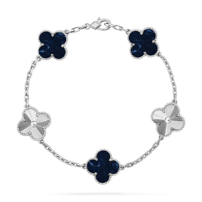 [Resenly Jewelry]CLOVER 5 MOTIF PIETERSITE BRACELET COLLECTION