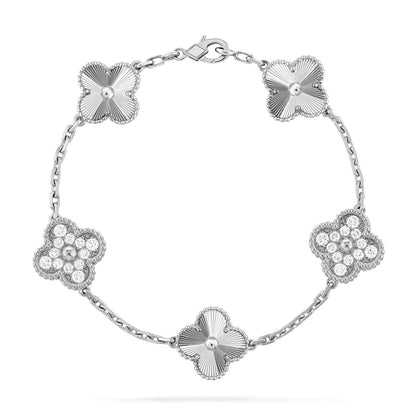 [Resenly Jewelry] CLOVER 5 MOTIF LASER BRACELET COLLECTION