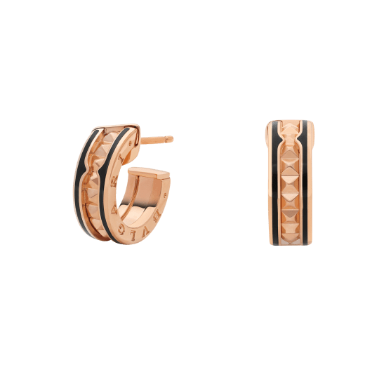 {
  "Resenly Jewelry": "レゼンリー・ジュエリー",
  "ZERO 1 ROCK PINK GOLD EARRINGS WITH STUDDED SPIRAL AND BLACK CERAMIC": "ゼロワン ロック ピンクゴールド イヤリング スタッズスパイラル＆ブラックセラミック"
}