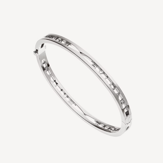 [Resenly Jewelry]ZERO 1 SPIRAL LOGO SILVER BRACELET