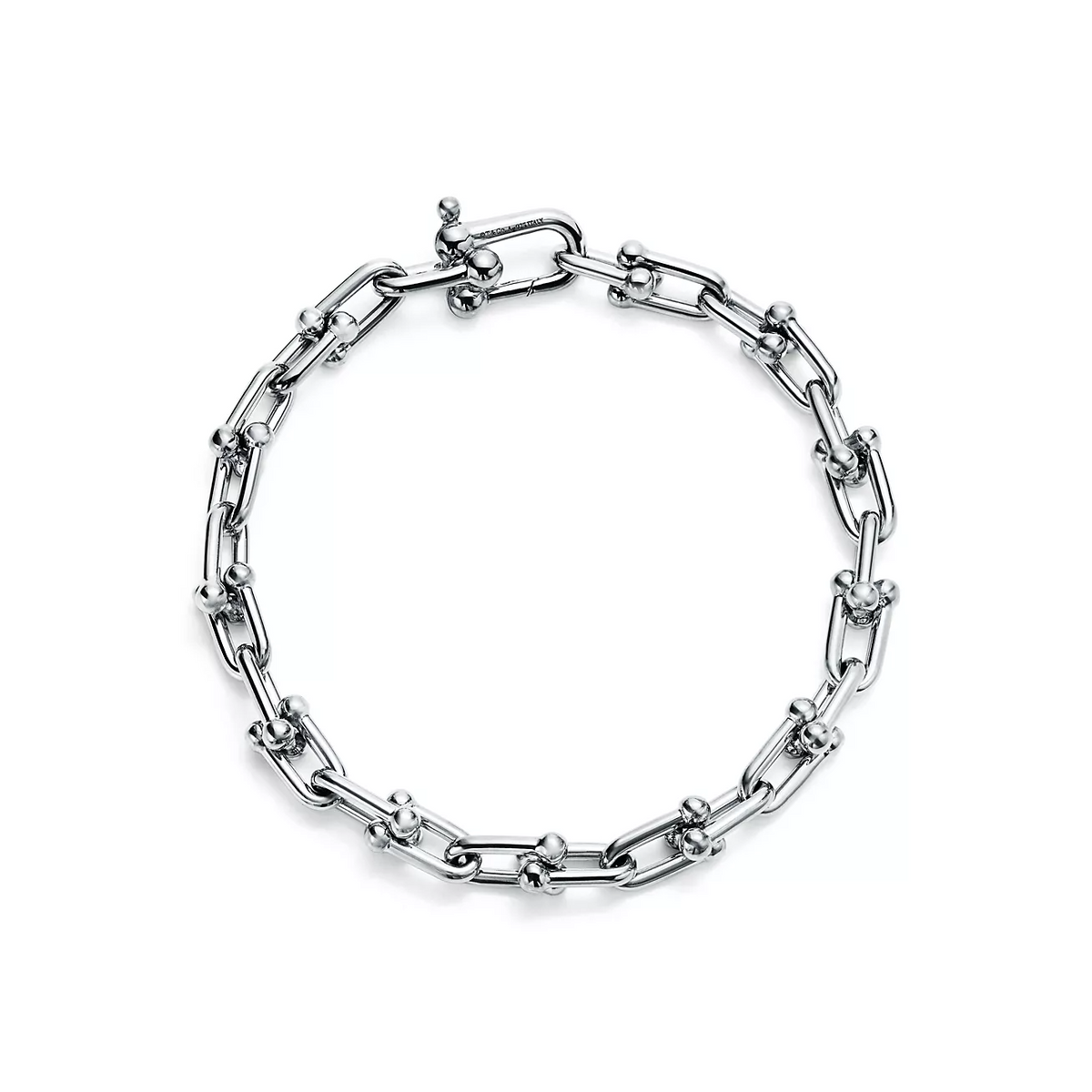 [Resenly Jewelry]HARDWEAR SMALL LINK 26 MOTIF SILVER BRACELET