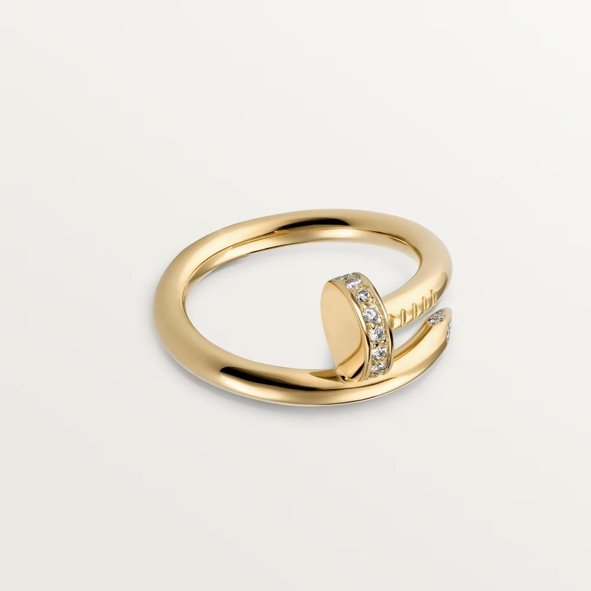 [Resenly Jewelry]JUSTE リング 2.6MM ハーフダイヤモンド
