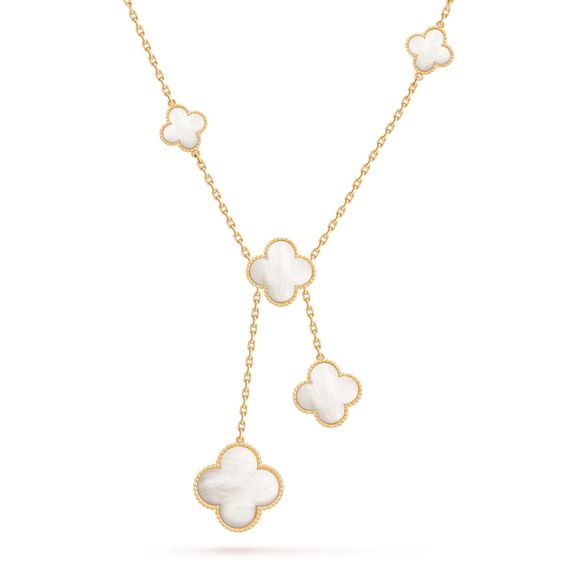 [Resenly Jewelry]CLOVER MOTHER OF PEARL NECKLACE 6 MOTIF