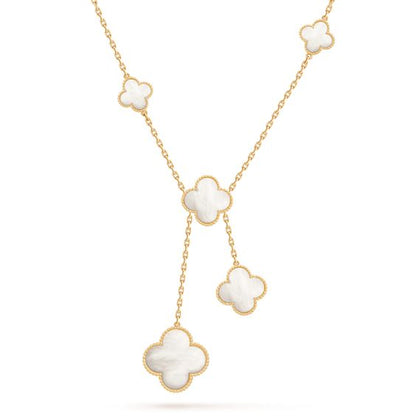 [Resenly Jewelry]CLOVER MOTHER OF PEARL NECKLACE 6 MOTIF