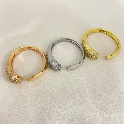 [Resenly Jewelry]DIAMOND MACHINE LEOPARD BRACELET