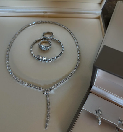 [Resenly Jewelry]NEW！SERPENT DIAMOND NECKLACE