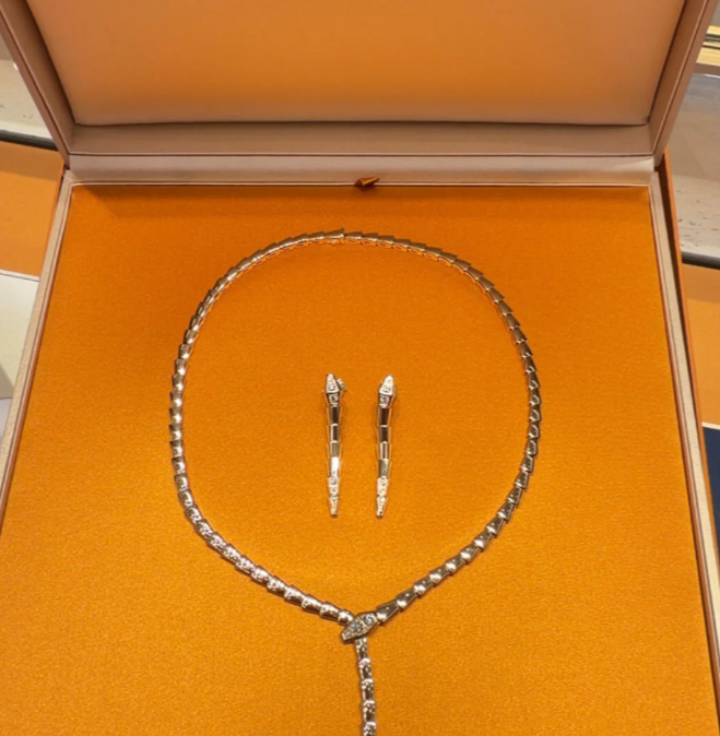 [Resenly Jewelry]NEW！SERPENT DIAMOND NECKLACE
