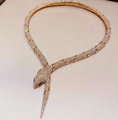 [Resenly Jewelry]HAUTE COUTURE GOLD SERPENTI NECKLACE
