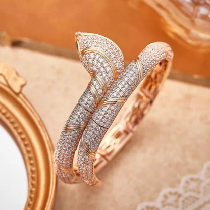 [Resenly Jewelry]HAUTE COUTURE GOLD SERPENTI BRACELET