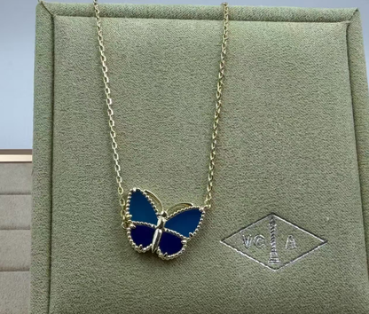 [Resenly Jewelry]2026 NEW BUTTERFLY BLUE   NECKLACE