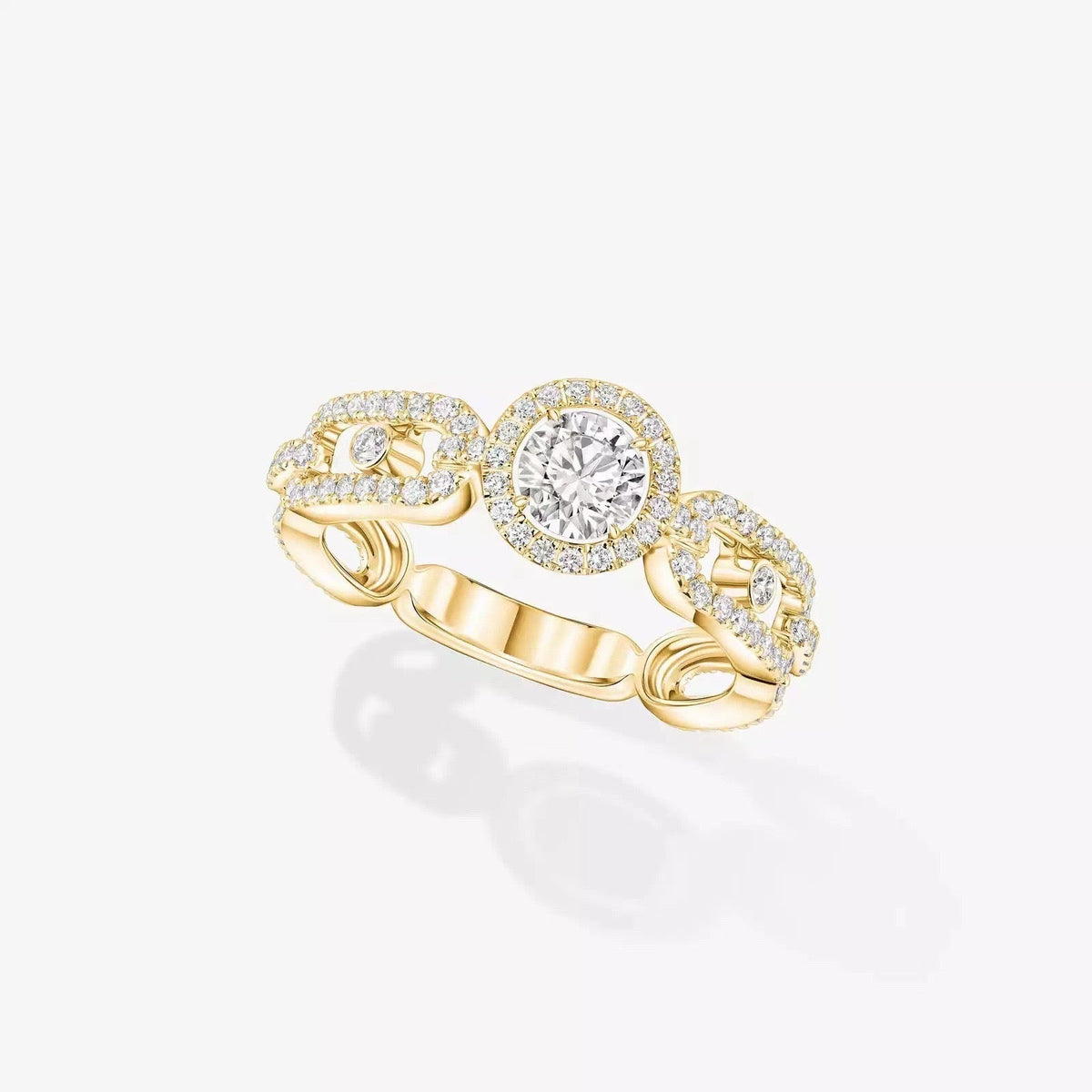 [Resenly Jewelry]ムーブリンク ソリティアリング