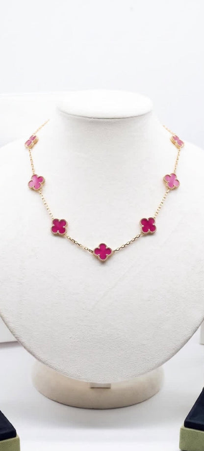 [Resenly Jewelry] 26 NEW PINK BUBBLE ENAMEL SET
