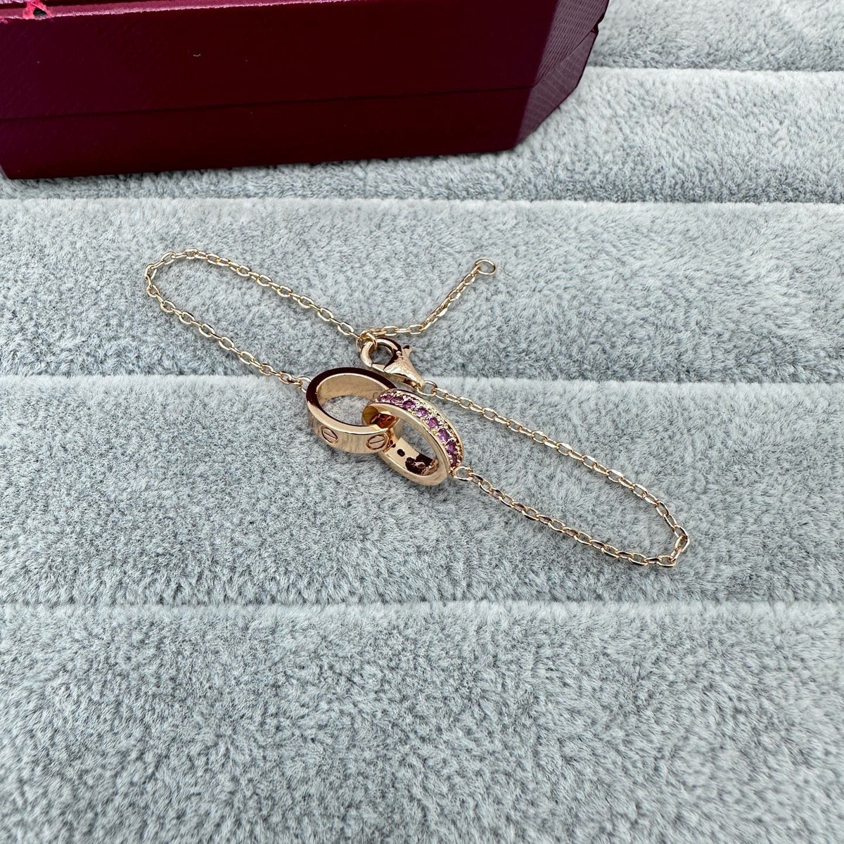 {
  "Resenly Jewelry": "Resenly Jewelry",
  "LOVE DOUBLE PINK STONES RING NECKLACE": "LOVE ダブルピンクストーン リングネックレス"
}
