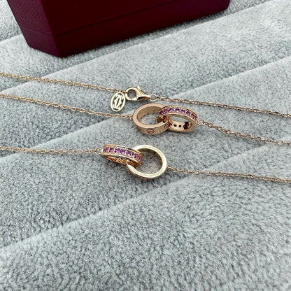 {
  "Resenly Jewelry": "Resenly Jewelry",
  "LOVE DOUBLE PINK STONES RING NECKLACE": "LOVE ダブルピンクストーン リングネックレス"
}