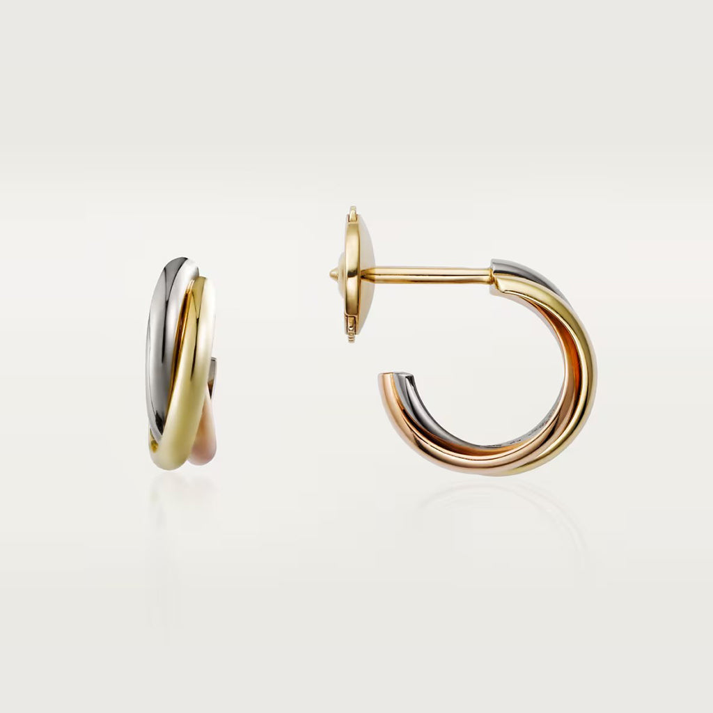 [Resenly Jewelry]TRINITY ON DIAMOND MINI EARRINGS