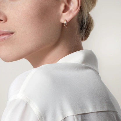 [Resenly Jewelry]TRINITY ON DIAMOND MINI EARRINGS