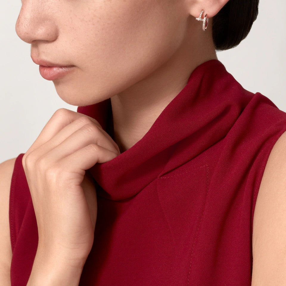 [Resenly Jewelry]JUSTE FULL DIAMOND SMALL EARRINGS