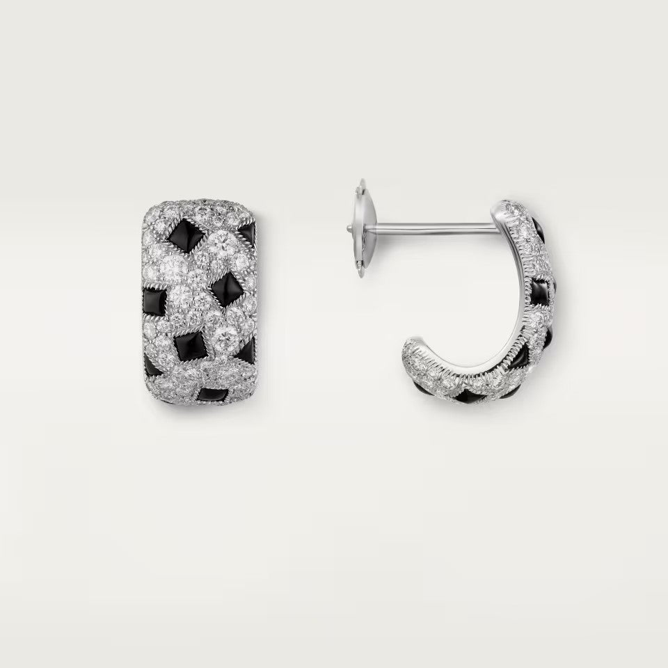 [Resenly Jewelry] パンテール ミニ フルダイヤモンド イヤリング
