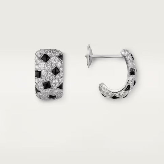 [Resenly Jewelry] パンテール ミニ フルダイヤモンド イヤリング