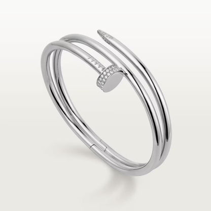 [Resenly Jewelry]JUSTE BRACELET 3.5MM DOUBLE ROW DIAMOND