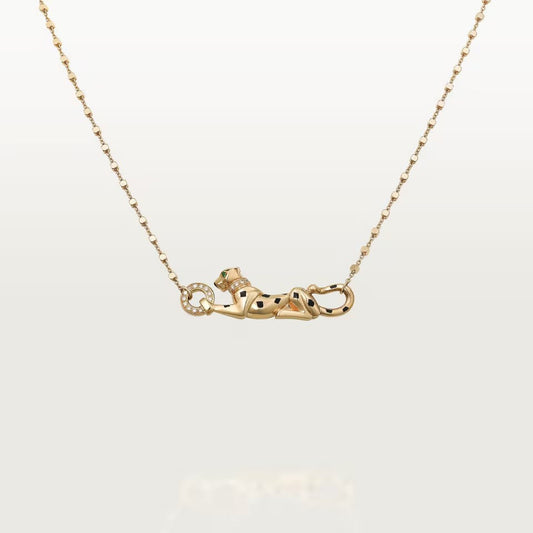 [Resenly Jewelry]PANTHERE FULL DIAMOND NECKLACE