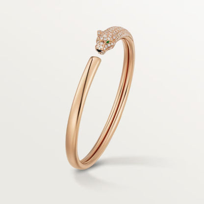 [Resenly Jewelry]PANTHERE HALF DIAMOND OPEN BRACELET