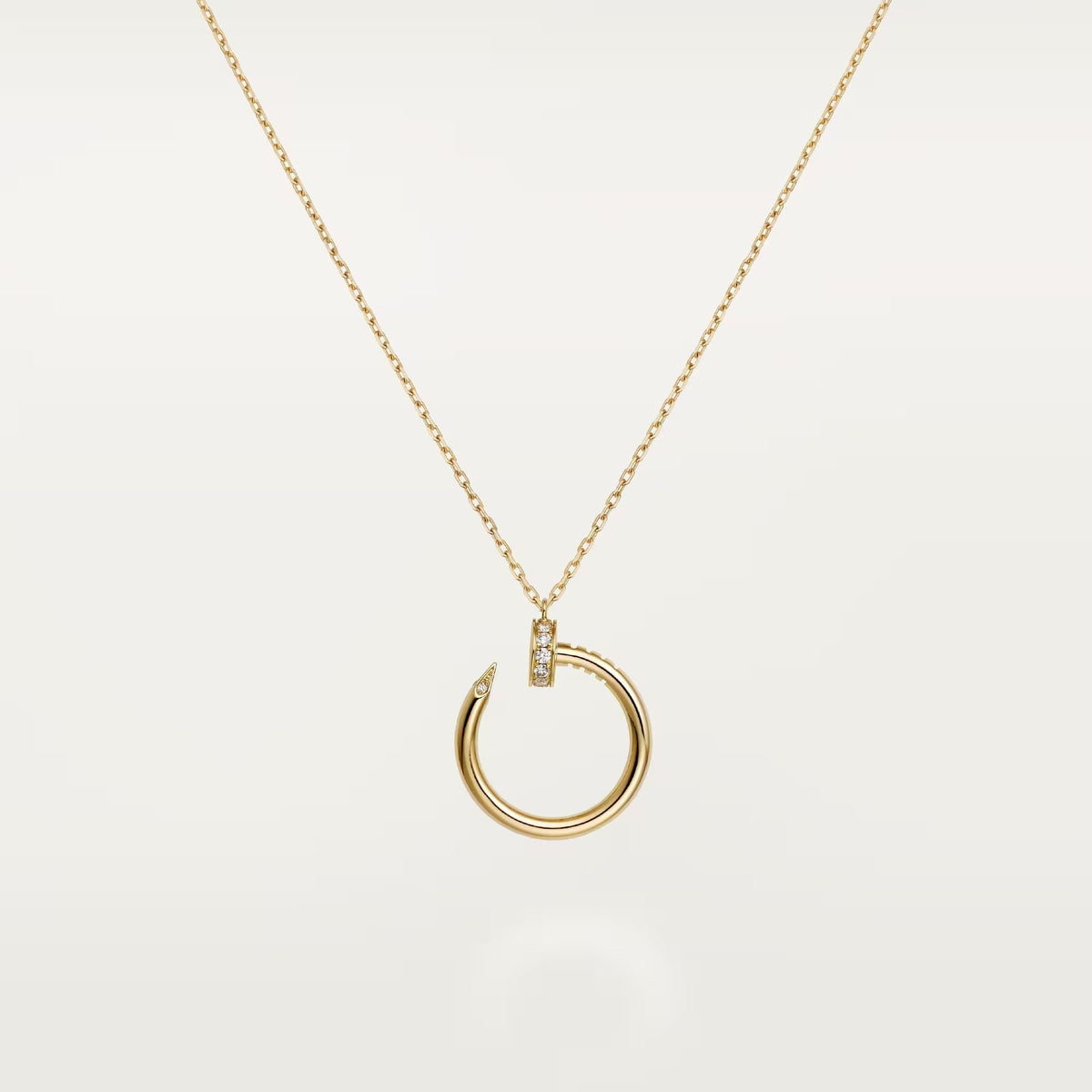 [Resenly Jewelry]JUSTE NECKLACE HALF DIAMOND
