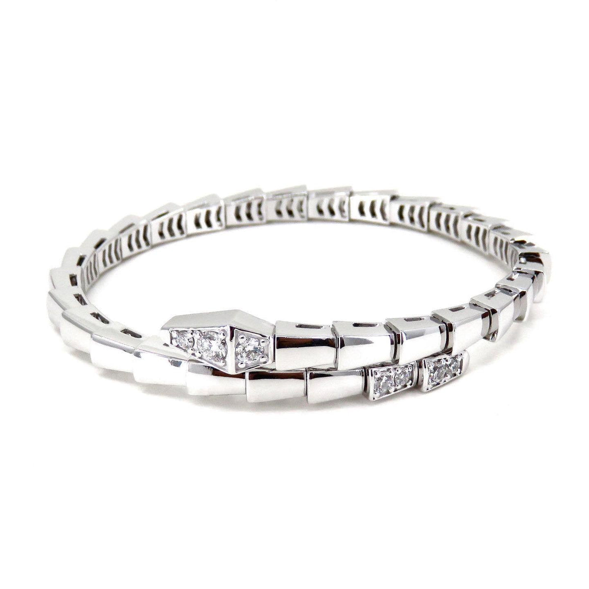 [Resenly Jewelry]SERPENTI BRACELET DIAMONDS SILVER