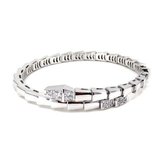 [Resenly Jewelry]SERPENTI BRACELET DIAMONDS SILVER