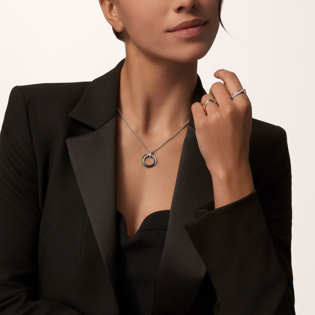 [Resenly Jewelry]トリニティ セラミック ネックレス