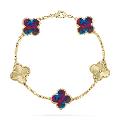 {
  "Resenly Jewelry": "Resenly Jewelry",
  "CLOVER 5 MOTIF COLOR GEMSTONES BRACELET COLLECTION": "クローバー 5モチーフ カラージェムストーン ブレスレット コレクション"
}