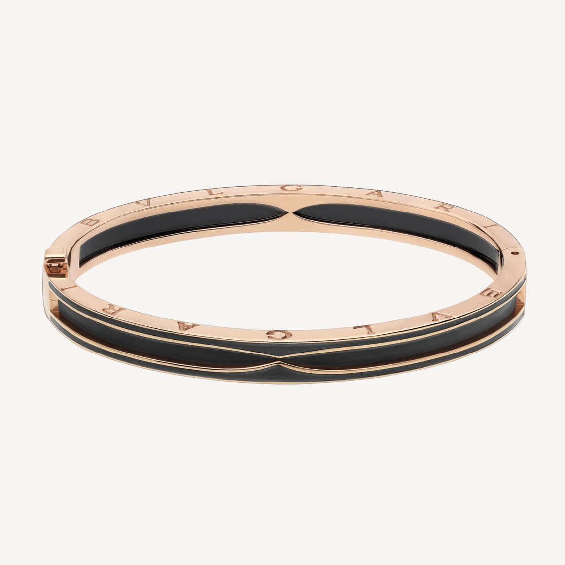 [Resenly Jewelry]ZERO 1 PINK GOLD WITH MATTE BLACK CERAMIC BRACELET