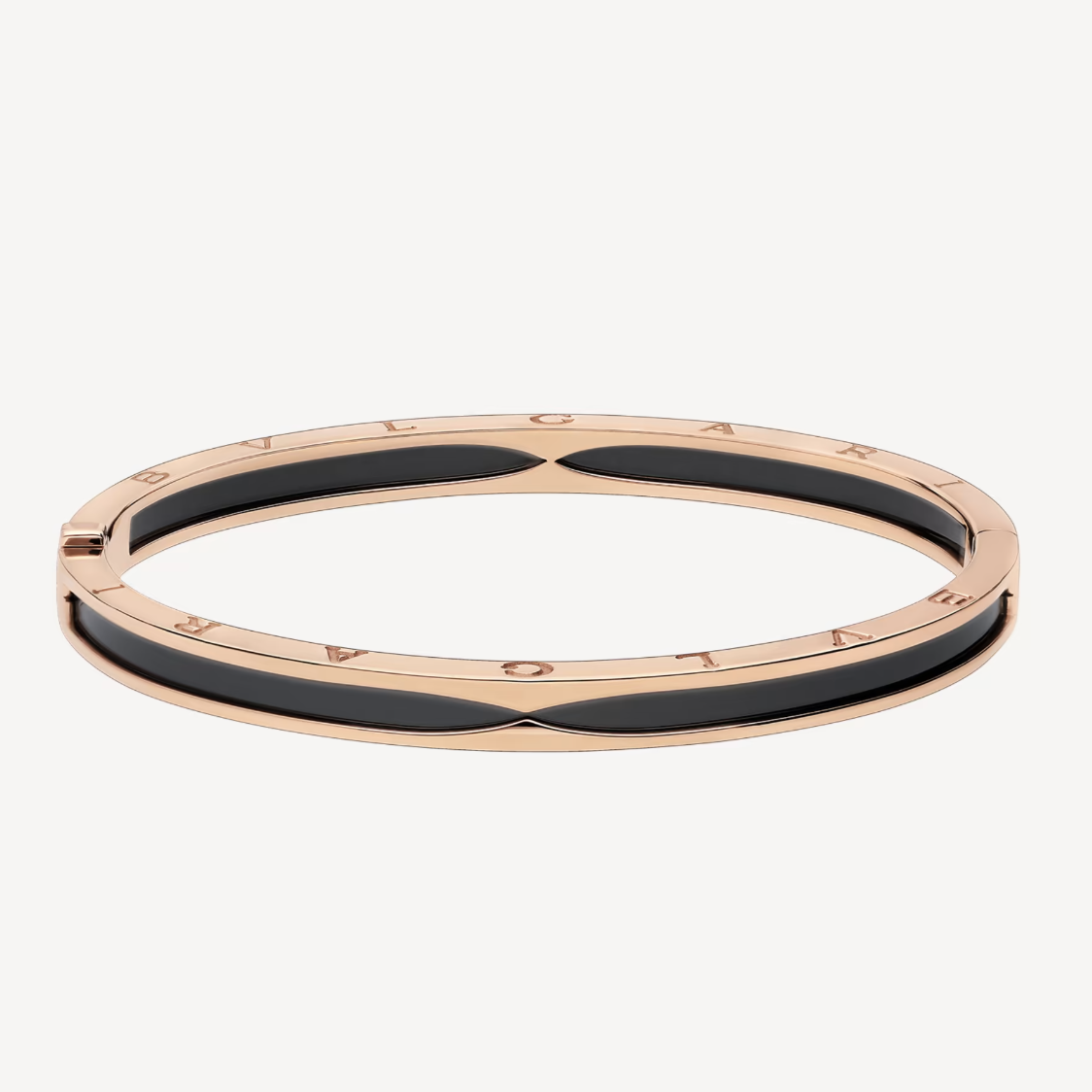 [Resenly Jewelry]ZERO 1 PINK GOLD WITH BLACK CERAMIC BRACELET