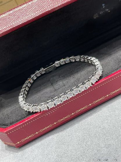 [Resenly Jewelry]TENNIS BRACELET WITH FULL DIAMOND SETTING