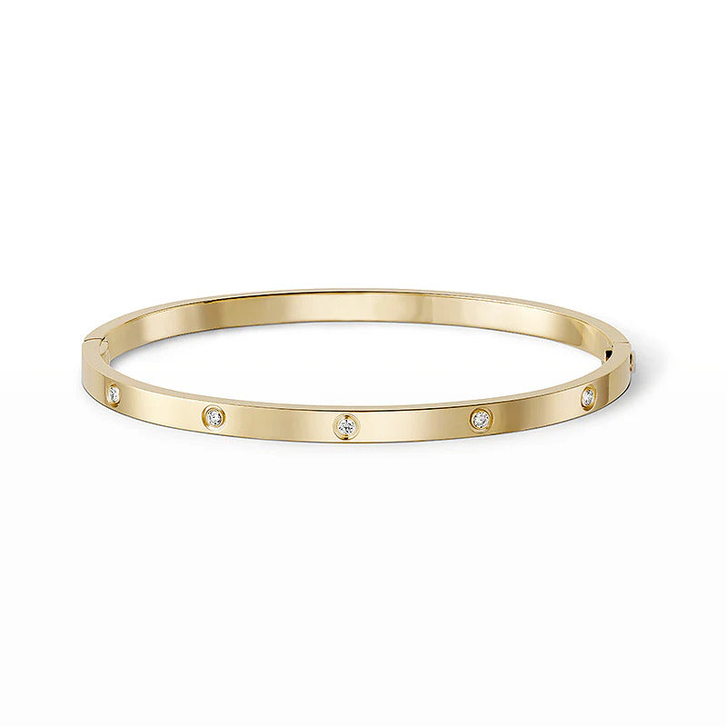 [Resenly Jewelry]LOVE BRACELET 3.65MM 10 DIAMONDS