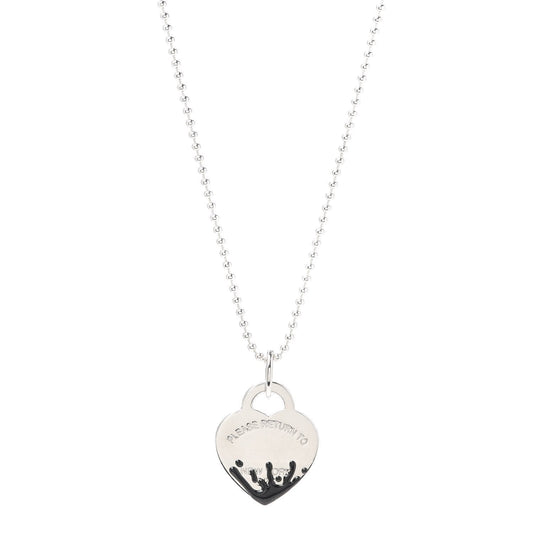 [Resenly Jewelry]カラーハートスプラッシュタグネックレス