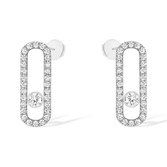 [Resenly Jewelry]MOVE UNO STUD DIAMOND PAVED EARRINGS