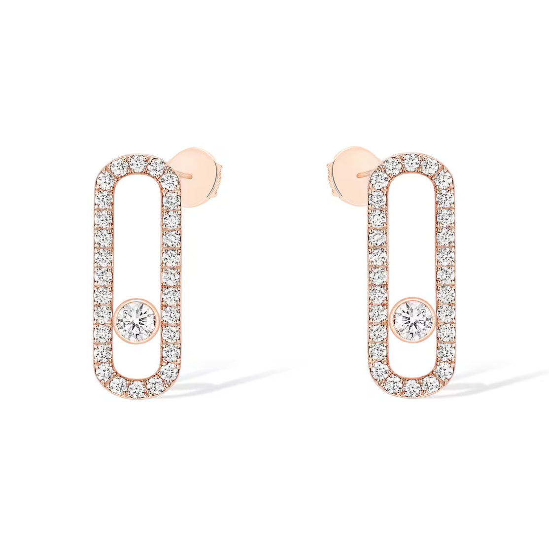 [Resenly Jewelry]MOVE UNO STUD DIAMOND PAVED EARRINGS
