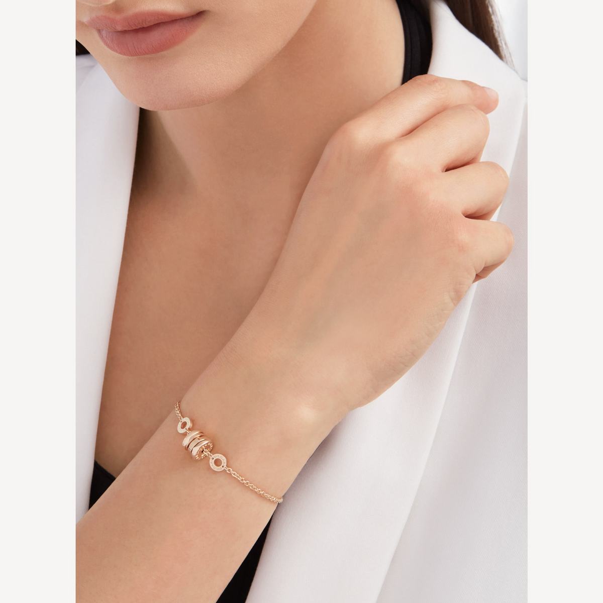 [Resenly Jewelry]ZERO 1 SOFT PINK GOLD BRACELET