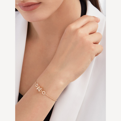 [Resenly Jewelry]ZERO 1 SOFT PINK GOLD BRACELET