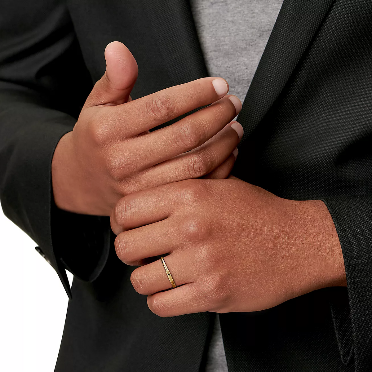[Resenly Jewelry]ロックリング ゴールド